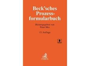 9783406763076 - Becksches Prozessformularbuch Leinen