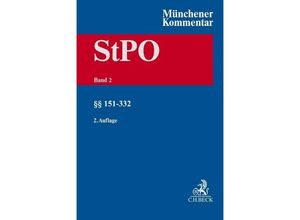 9783406767722 - Münchener Kommentar zur Strafprozessordnung Bd 2 §§ 151-332 StPO Leinen