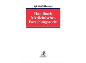 9783406770579 - Handbuch Medizinisches Forschungsrecht Leinen