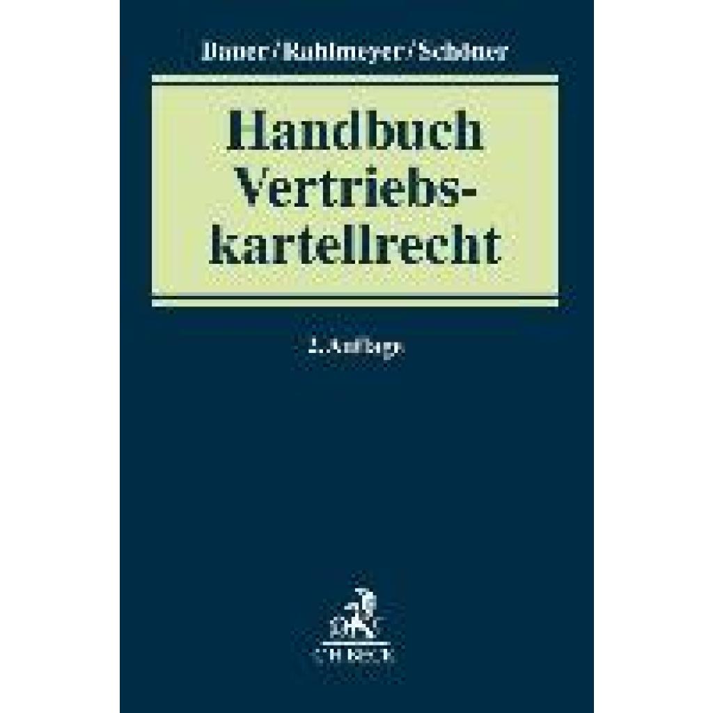 9783406772412 - Handbuch Vertriebskartellrecht