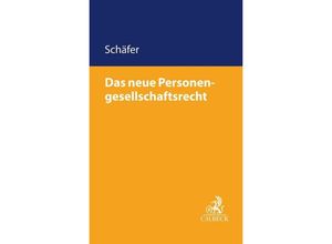 9783406775017 - Das neue Personengesellschaftsrecht Kartoniert (TB)