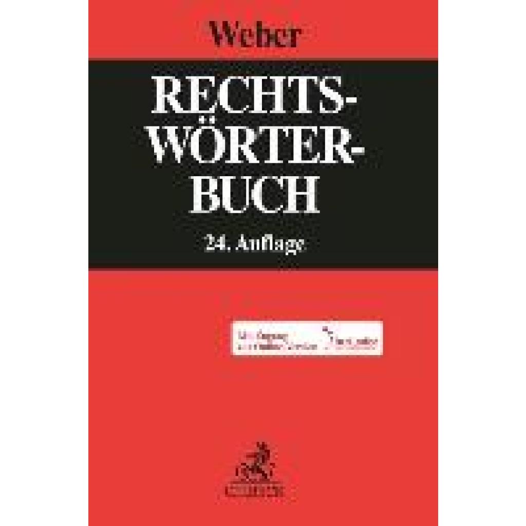 9783406775727 - Rechtswörterbuch