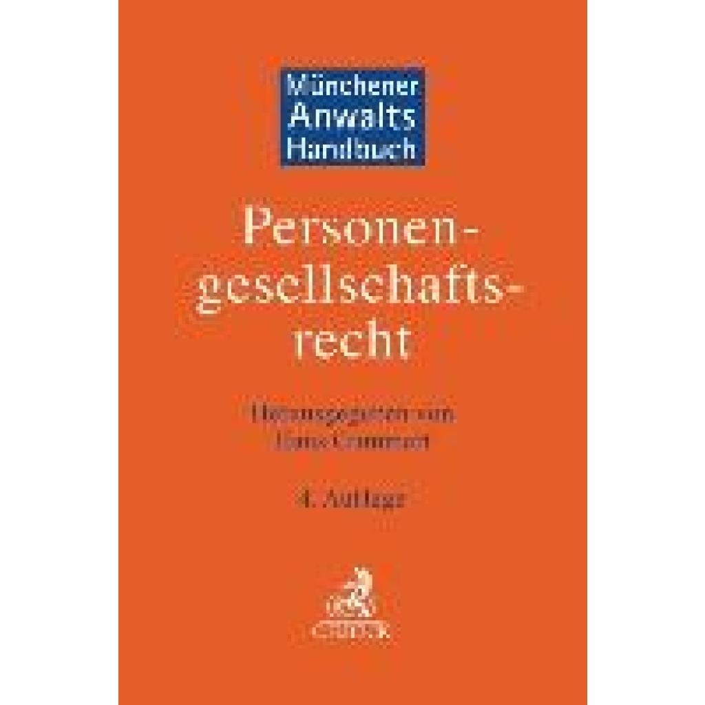 9783406775864 - Münchener Anwaltshandbuch Personengesellschaftsrecht