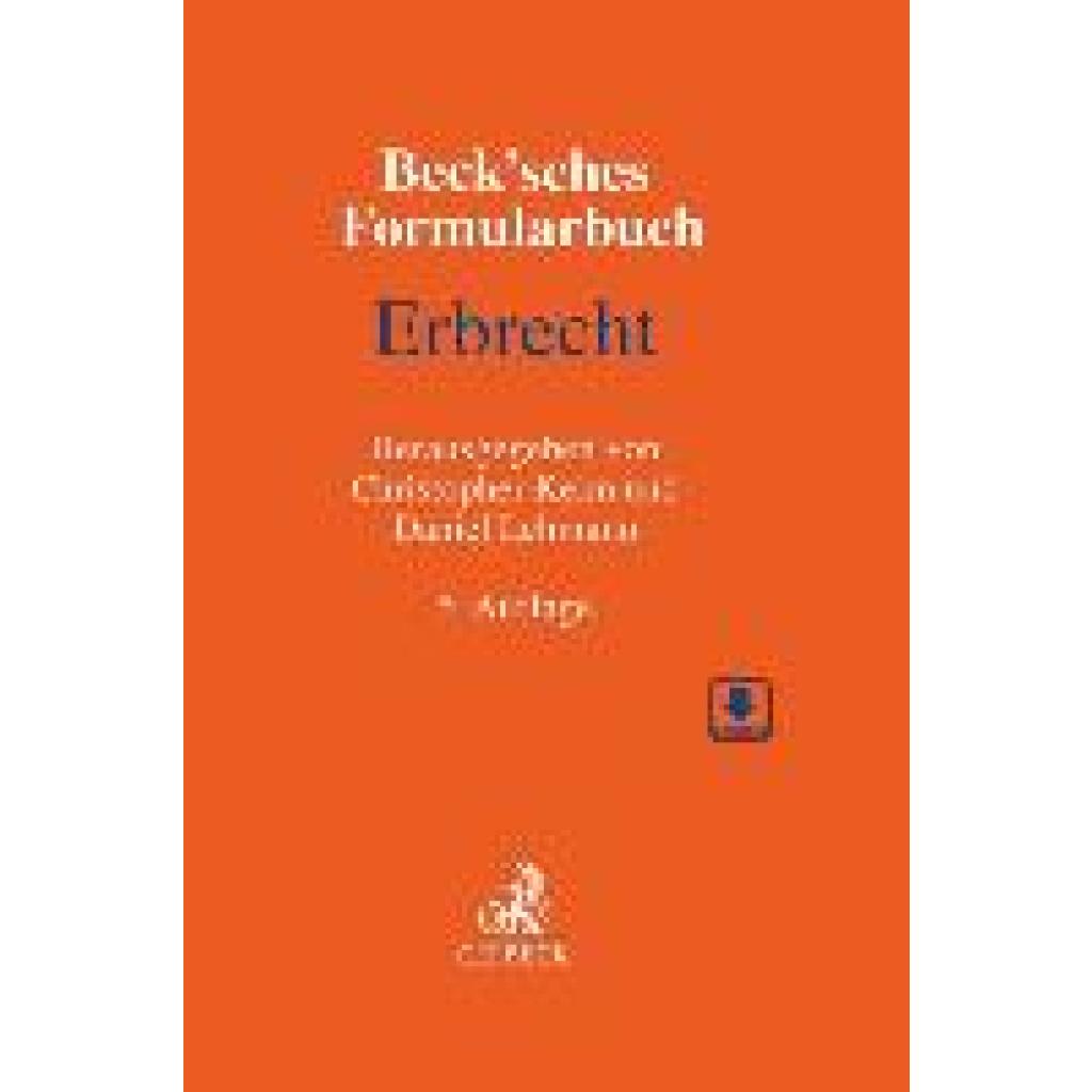 9783406778056 - Becksches Formularbuch Erbrecht