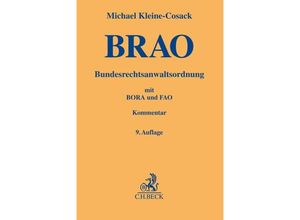 9783406778568 - Gelbe Erläuterungsbücher   Bundesrechtsanwaltsordnung - Michael Kleine-Cosack Leinen