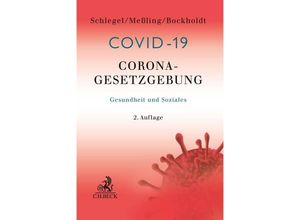 9783406779404 - Corona-Gesetzgebung - Gesundheit und Soziales - Miriam Meßling Rainer Schlegel Frank Bockholdt Kartoniert (TB)