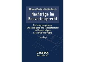 9783406780349 - Nachträge im Bauvertragsrecht Kartoniert (TB)