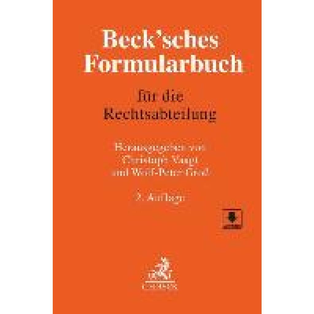 9783406784132 - Becksches Formularbuch für die Rechtsabteilung