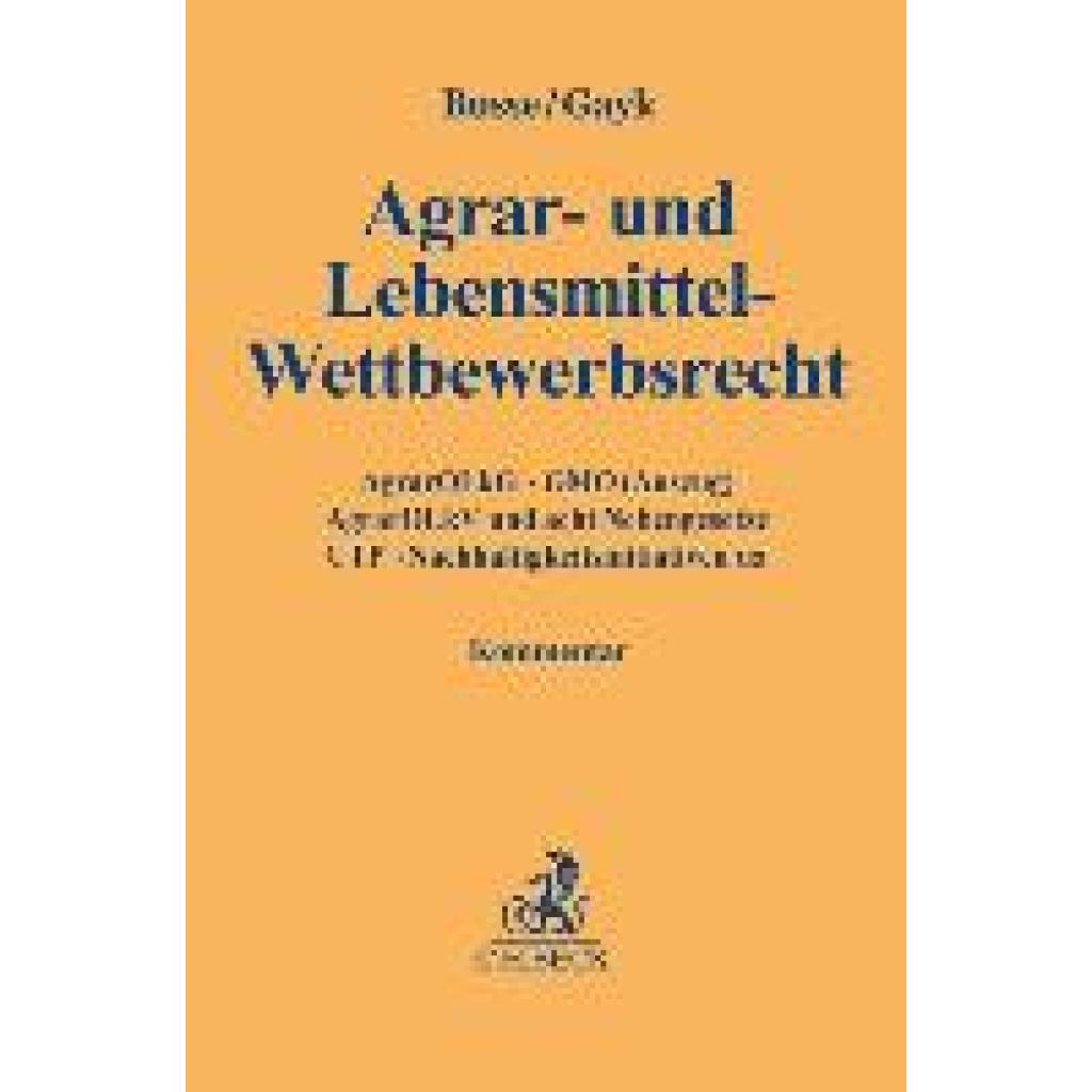 9783406785214 - Agrar- und Lebensmittel-Wettbewerbsrecht