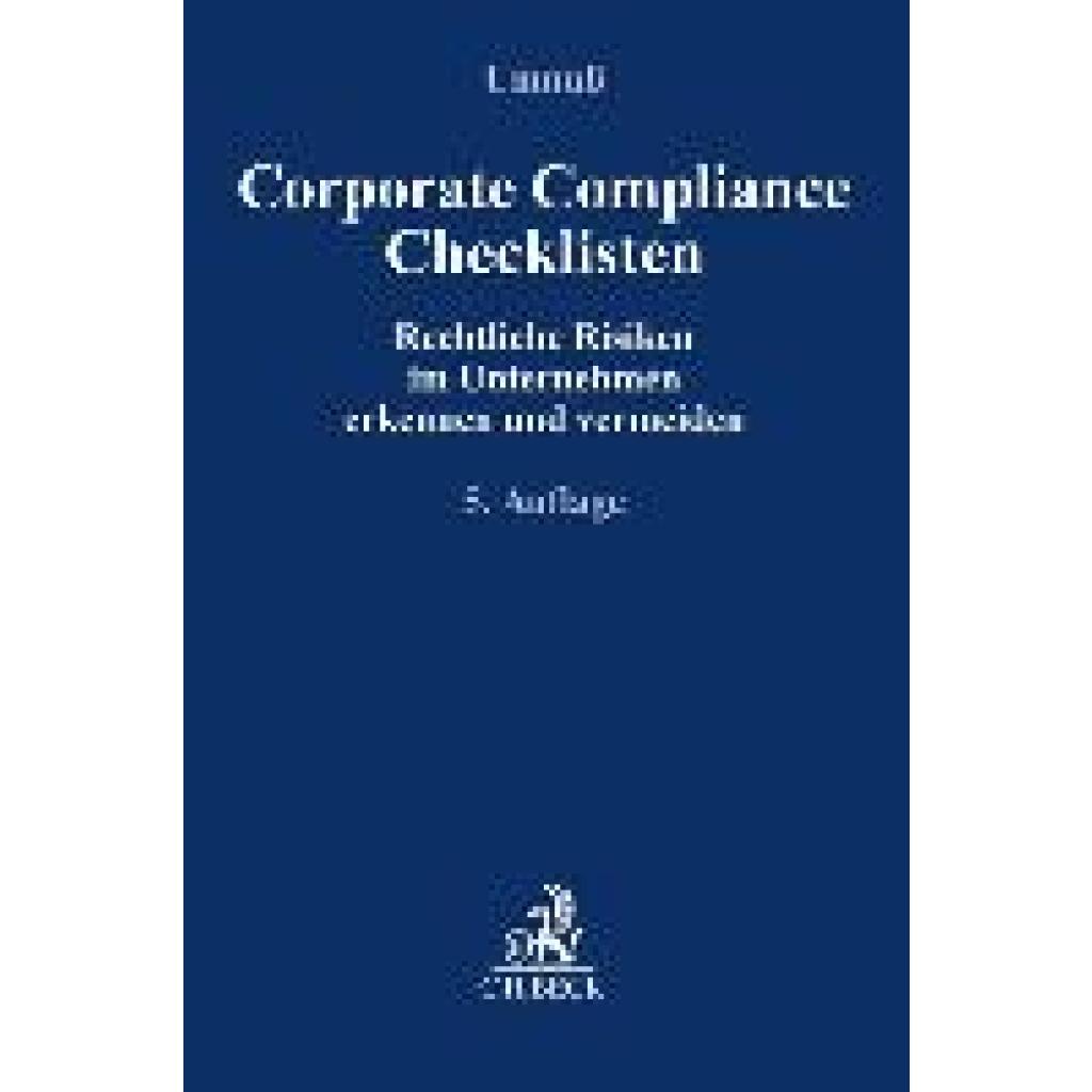 9783406785757 - Corporate Compliance Checklisten