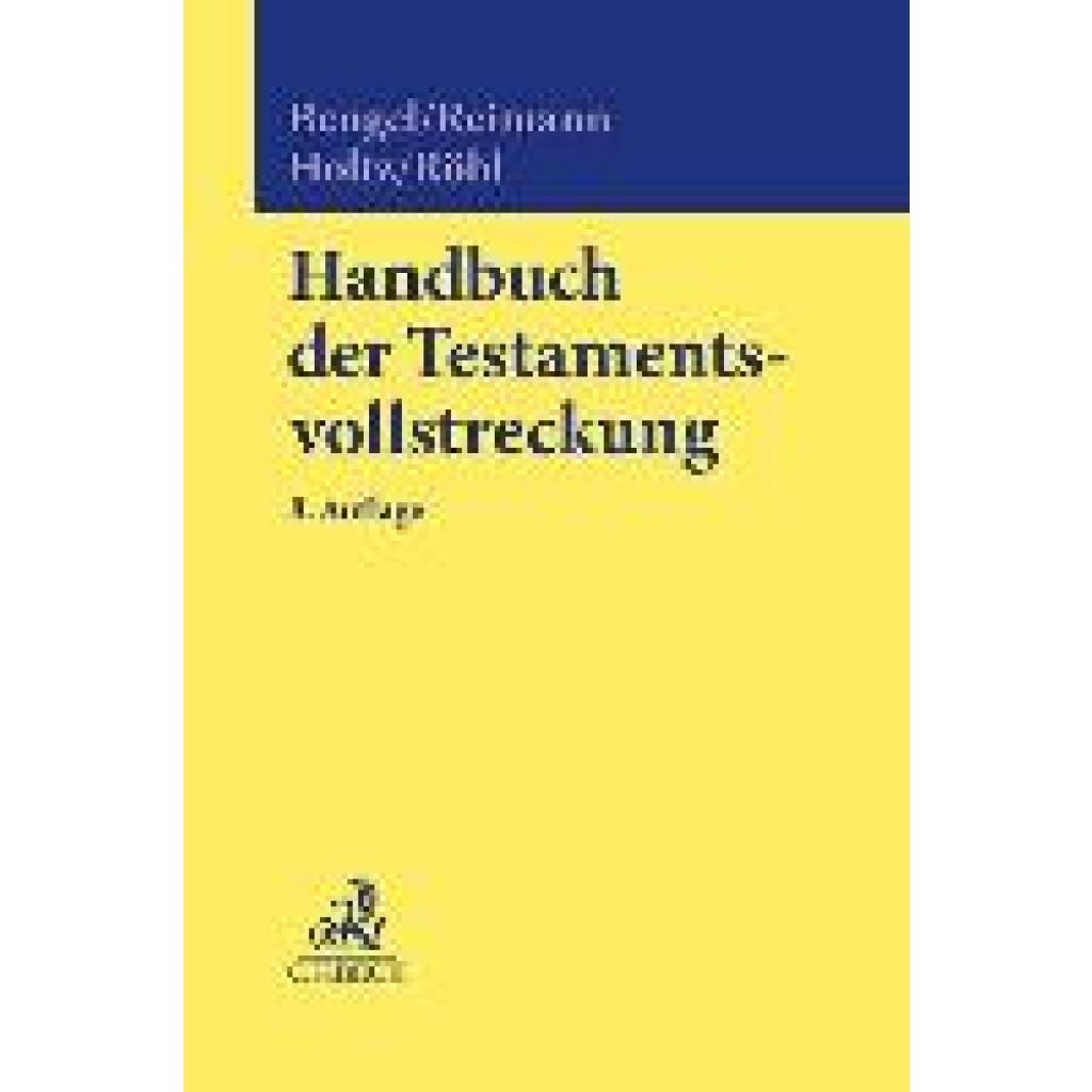 9783406786358 - Handbuch der Testamentsvollstreckung