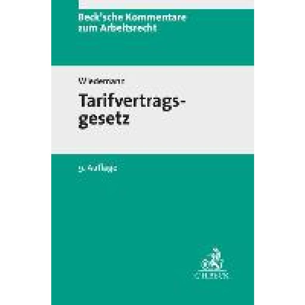 9783406788376 - Tarifvertragsgesetz