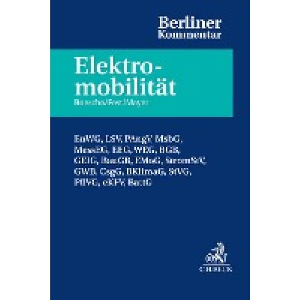9783406789380 - Berliner Kommentar zur Elektromobilität