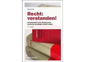 9783406789496 - Recht verstanden! - Claus Loos Taschenbuch