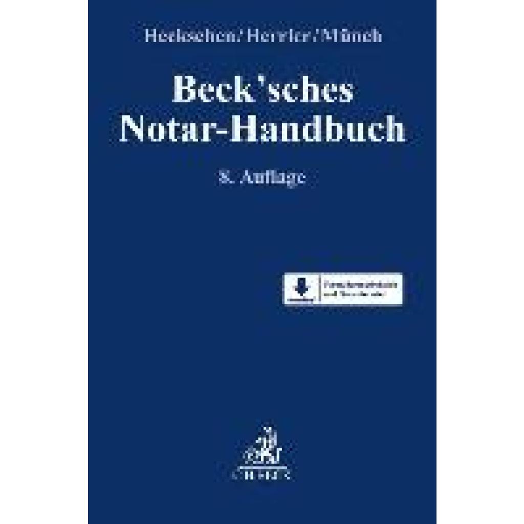 9783406793738 - Becksches Notar-Handbuch