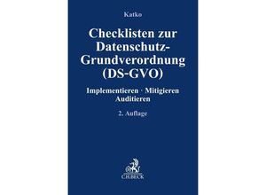 9783406795428 - Compliance für die Praxis   Checklisten zur Datenschutz-Grundverordnung (DS-GVO) Kartoniert (TB)