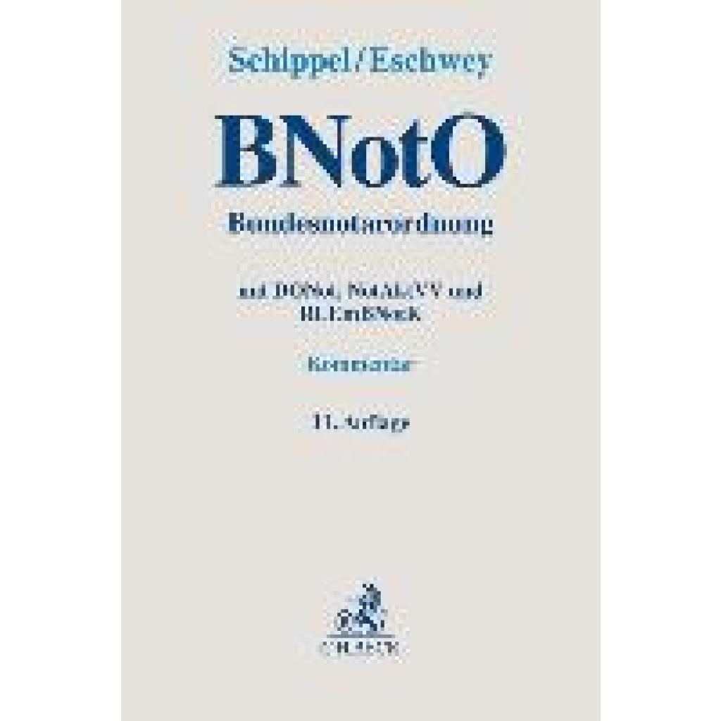 9783406796524 - BNotO Bundesnotarordnung