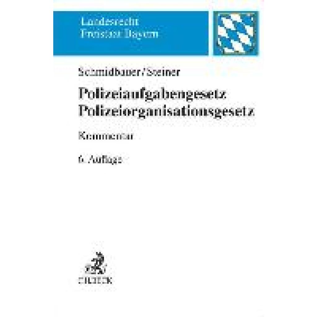 9783406798092 - Schmidbauer Wilhelm Polizeiaufgabengesetz Polizeiorganisationsgesetz