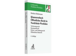 9783406798337 - Klausurenbuch Öffentliches Recht in Nordrhein-Westfalen - Johannes Dietlein Johannes Hellermann Kartoniert (TB)