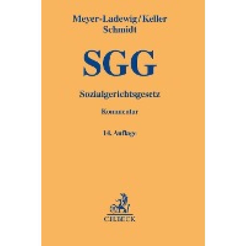 9783406798344 - Meyer-Ladewig Jens Sozialgerichtsgesetz