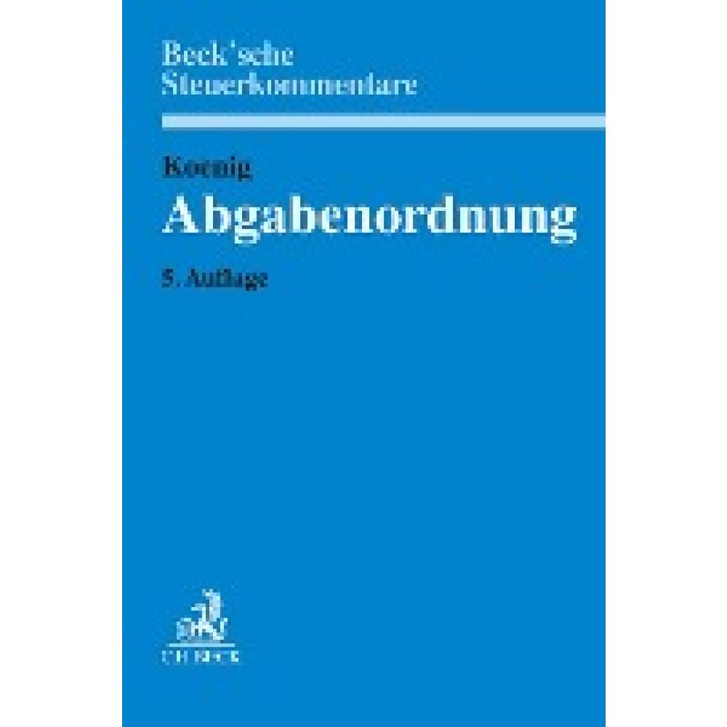 9783406798498 - Abgabenordnung