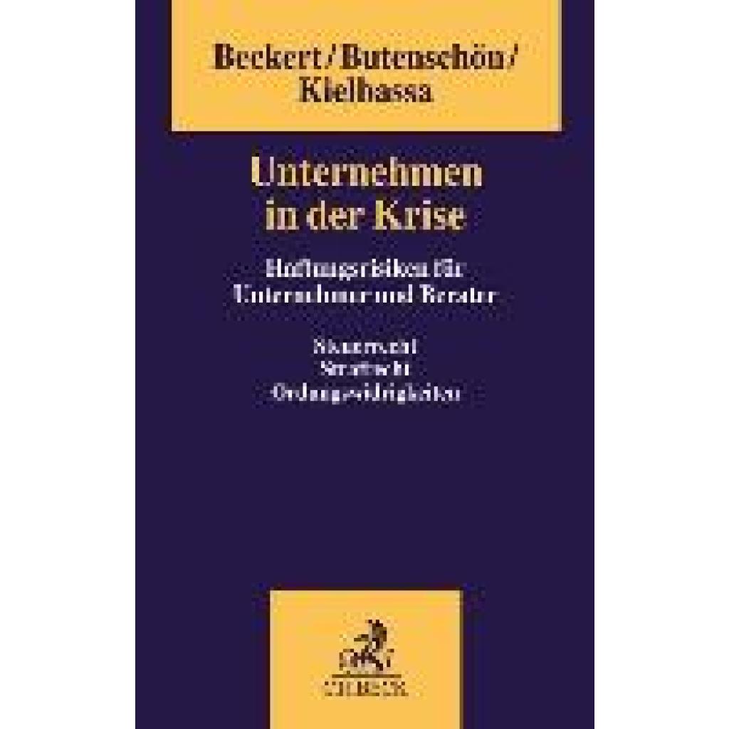 9783406798566 - Beckert Manuela Unternehmen in der Krise