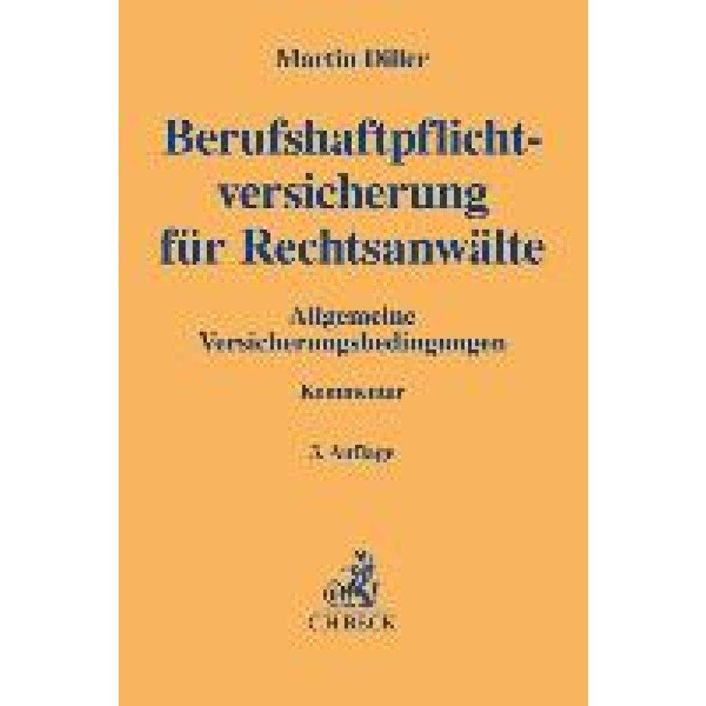 9783406798689 - Diller Martin Berufshaftpflichtversicherung für Rechtsanwälte