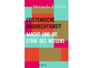 9783406798924 - Epistemische Ungerechtigkeit - Miranda Fricker Gebunden