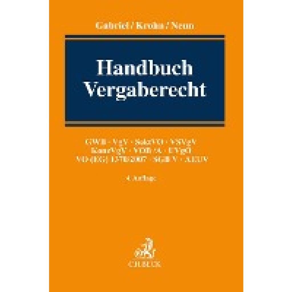 9783406802331 - Handbuch Vergaberecht