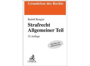 9783406802386 - Grundrisse des Rechts   Strafrecht Allgemeiner Teil - Rudolf Rengier Kartoniert (TB)