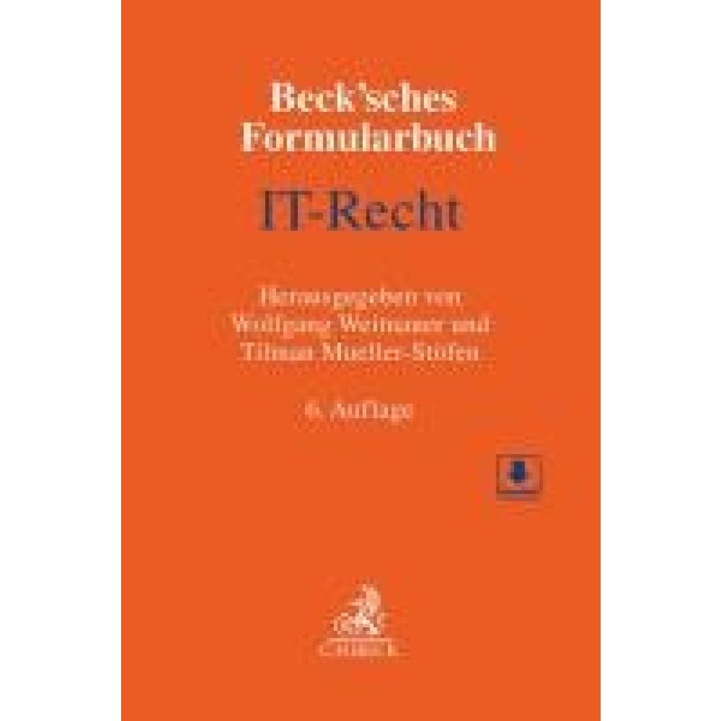 9783406802744 - Becksches Formularbuch IT-Recht