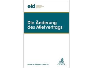 9783406802768 - Die Änderung des Mietvertrags Kartoniert (TB)