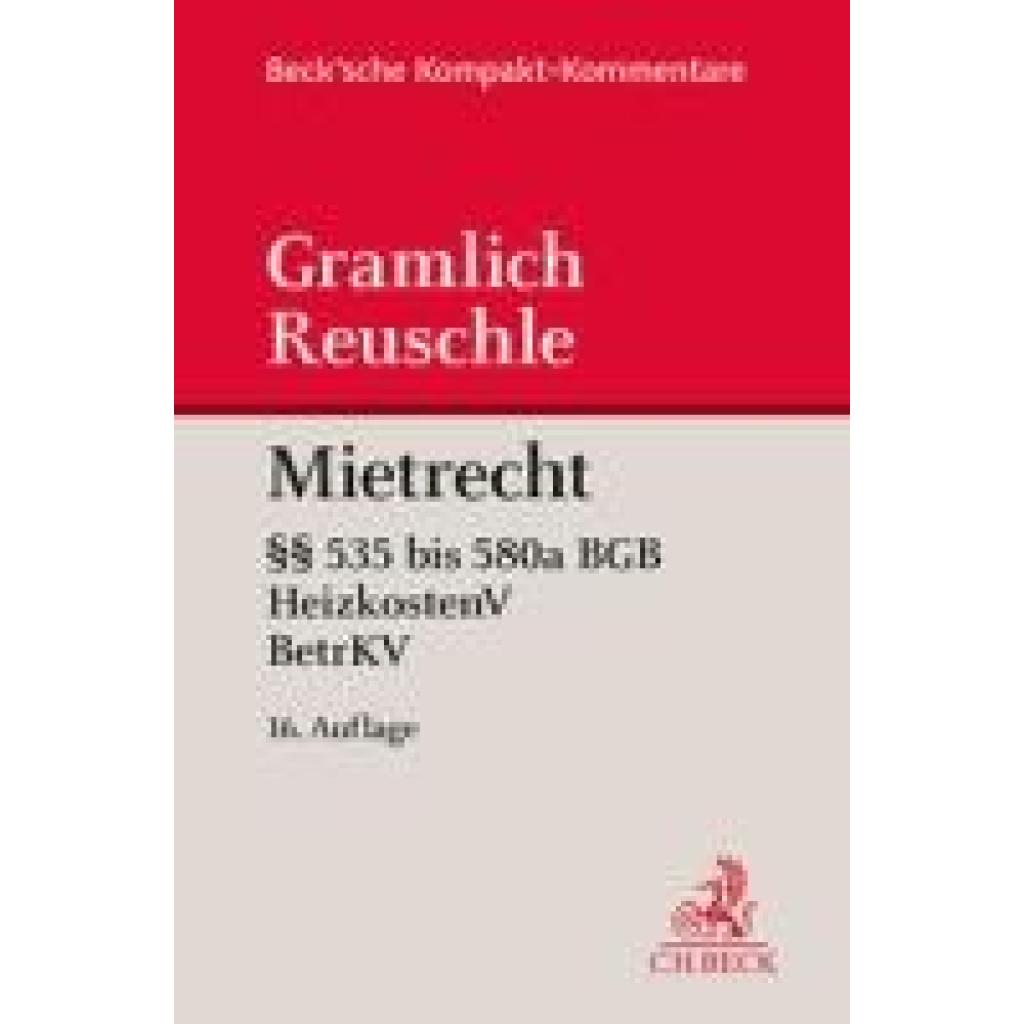 9783406803024 - Gramlich Bernhard Mietrecht