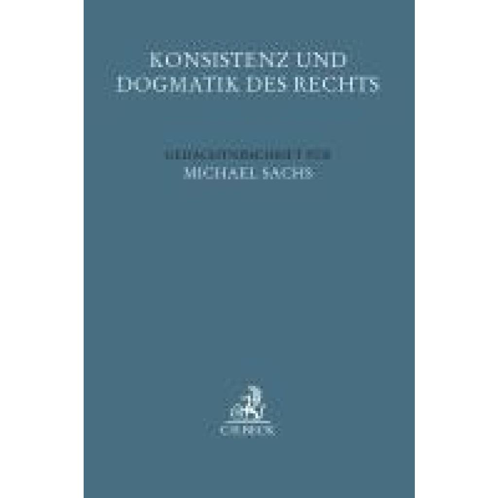 9783406803185 - Konsistenz und Dogmatik des Rechts