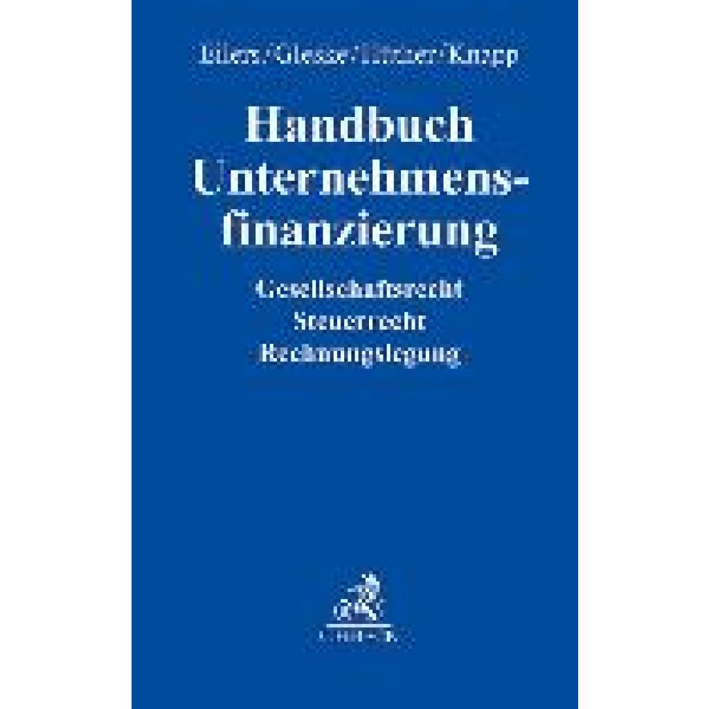 9783406803659 - Handbuch Unternehmensfinanzierung