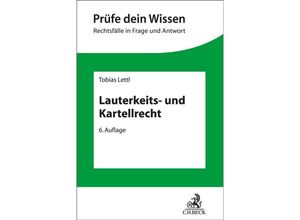 9783406803802 - Lauterkeits- und Kartellrecht - Hans-Peter Schwintowski Tobias Lettl Kartoniert (TB)