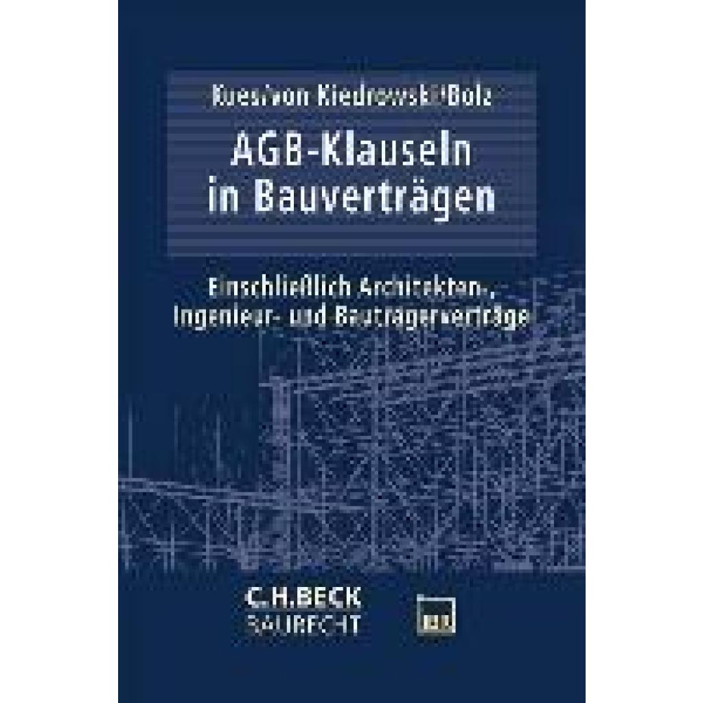 9783406804366 - AGB-Klauseln in Bauverträgen