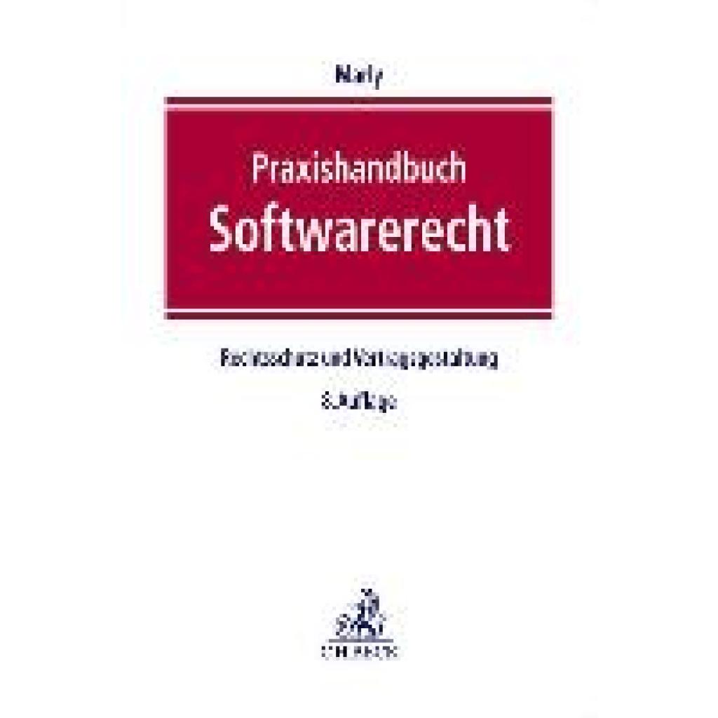 9783406805240 - Marly Jochen Praxishandbuch Softwarerecht