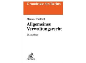 9783406805592 - Allgemeines Verwaltungsrecht - Hartmut Maurer Christian Waldhoff Kartoniert (TB)