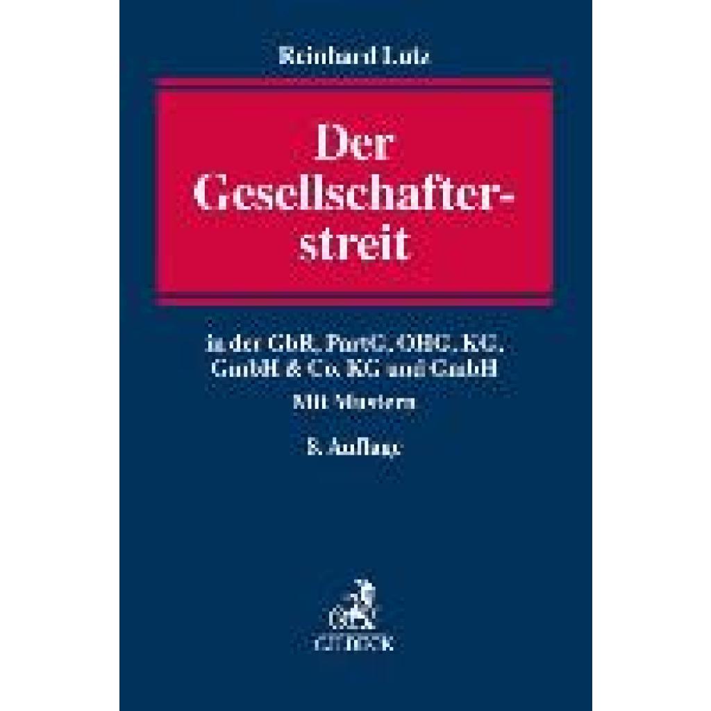 9783406806018 - Lutz Reinhard Der Gesellschafterstreit