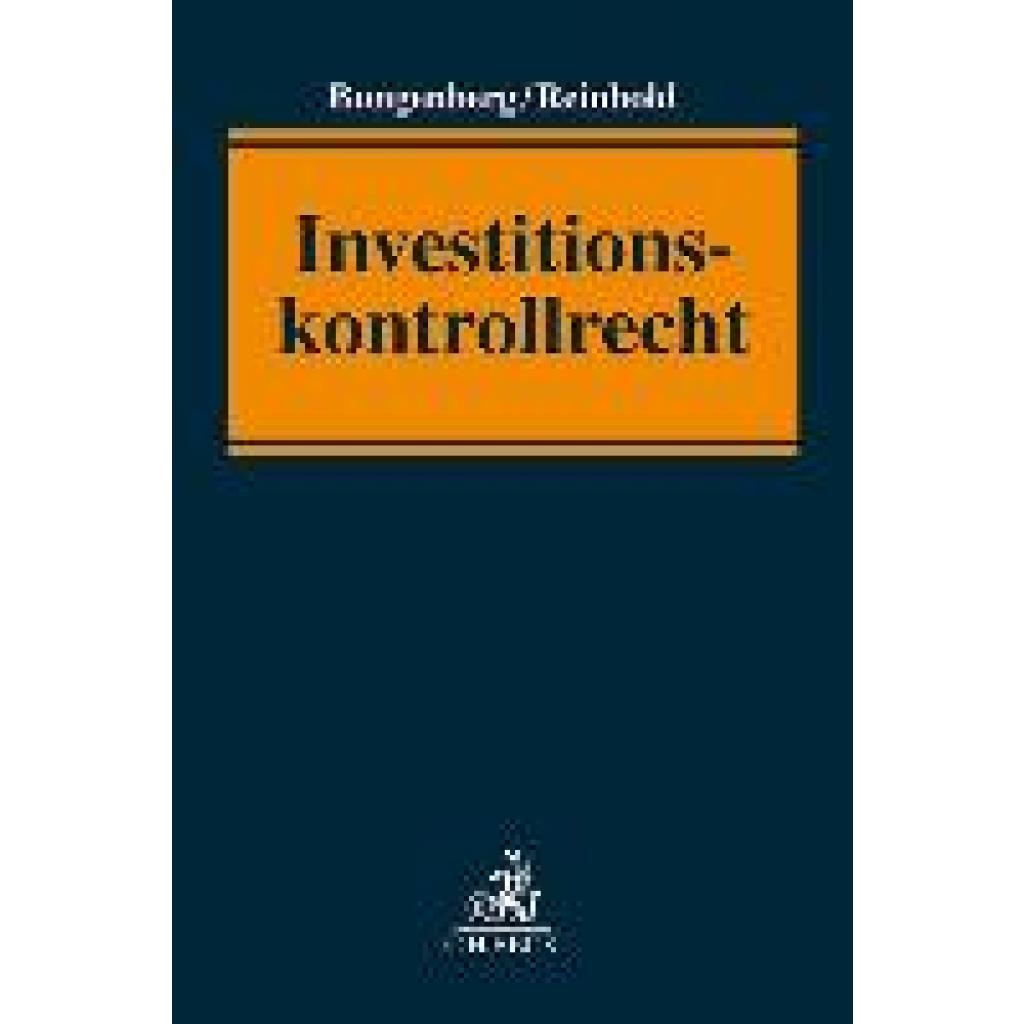 9783406808173 - Bungenberg Marc Investitionskontrollrecht