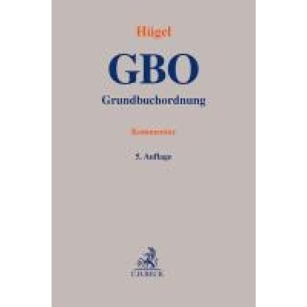 9783406809781 - Grundbuchordnung