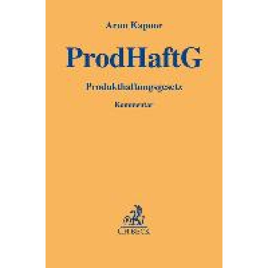 9783406810480 - Produkthaftungsgesetz ProdHaftG