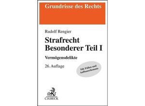 9783406810671 - Strafrecht Besonderer Teil I - Rudolf Rengier Kartoniert (TB)