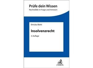 9783406810817 - Insolvenzrecht - Ulrich Ehricke Kristof Biehl Kartoniert (TB)