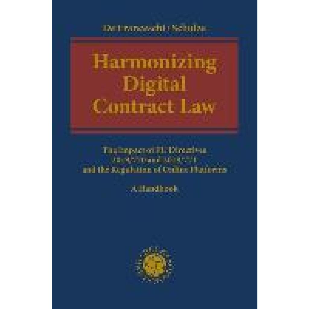 9783406810916 - Harmonizing Digital Contract Law