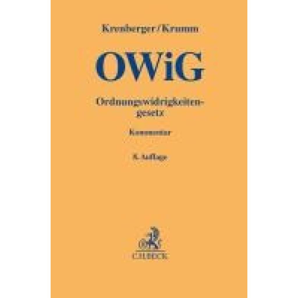 9783406811593 - Bohnert Joachim Ordnungswidrigkeitengesetz