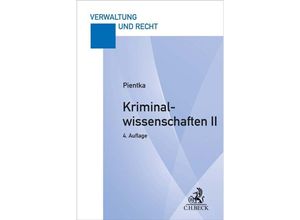 9783406811678 - Kriminalwissenschaften II - Monika Pientka Kartoniert (TB)