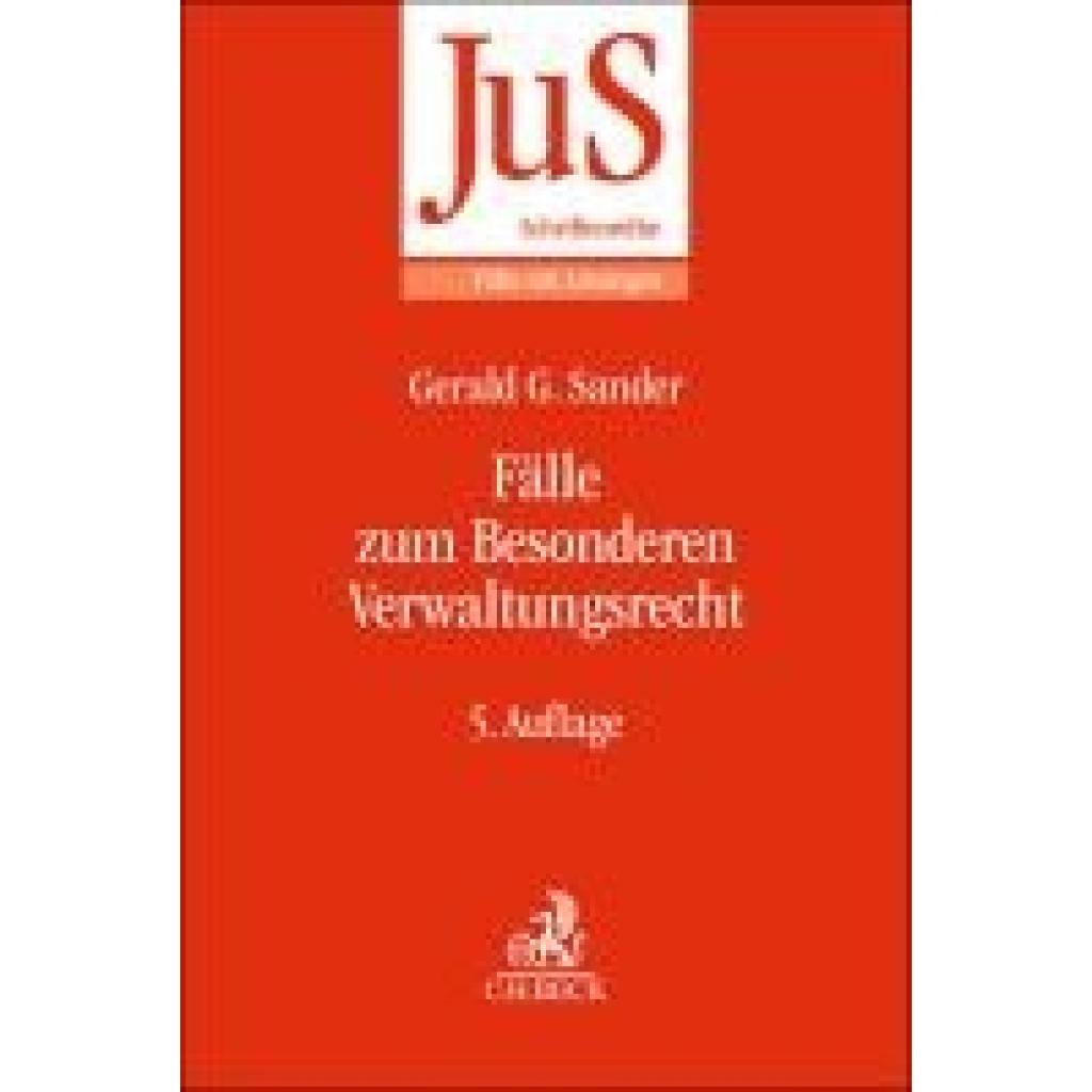 9783406812910 - Sander Gerald G Fälle zum Besonderen Verwaltungsrecht