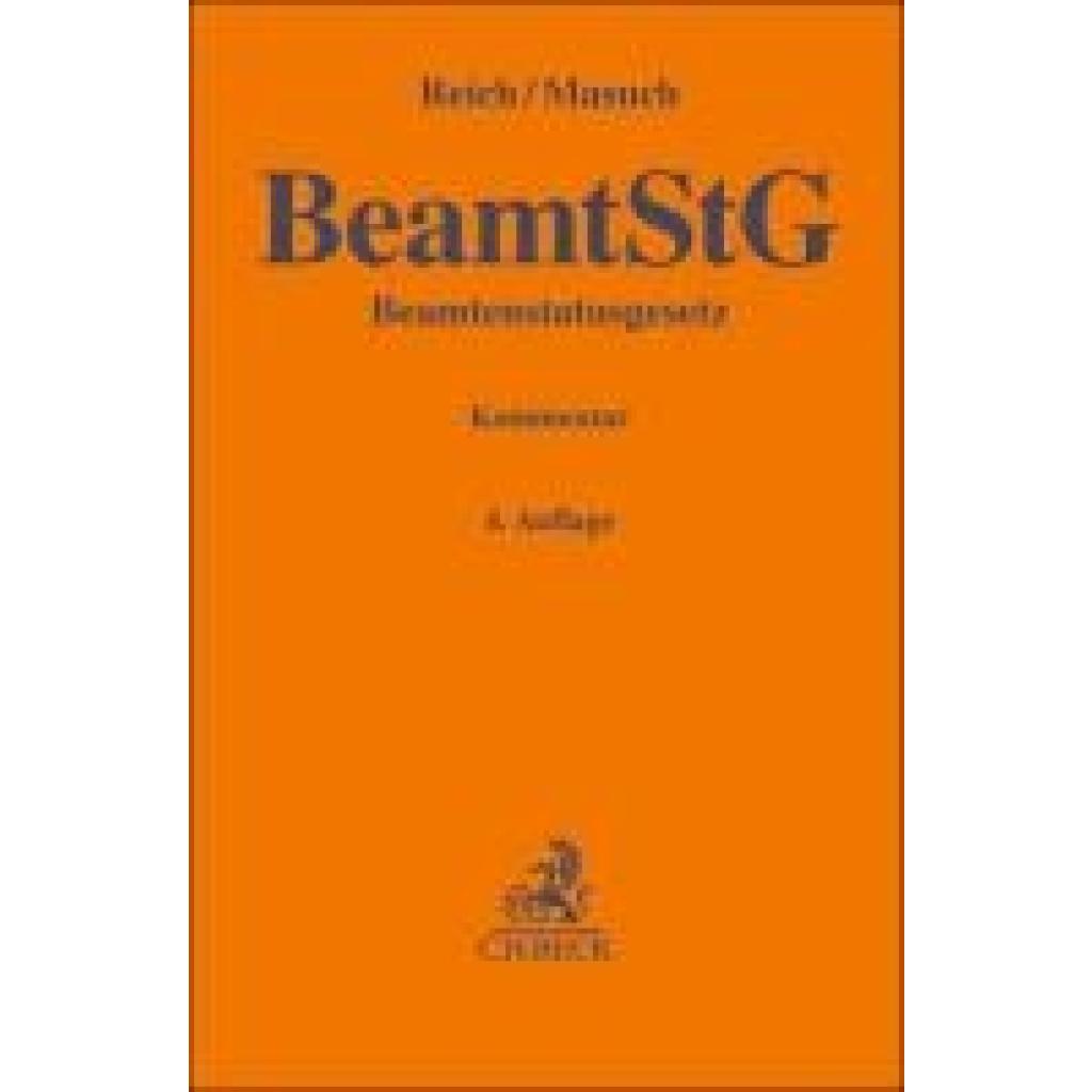 9783406813337 - Reich Andreas Beamtenstatusgesetz BeamtStG